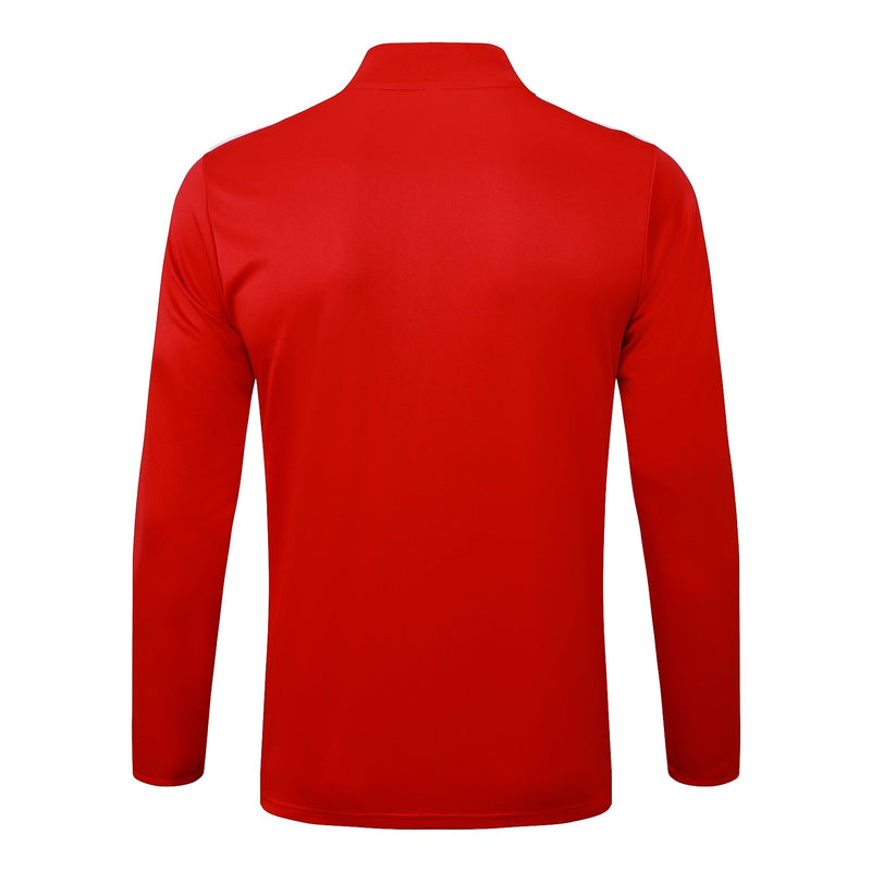 Conjunto Zíper Curto Flamengo Vermelho e Preto