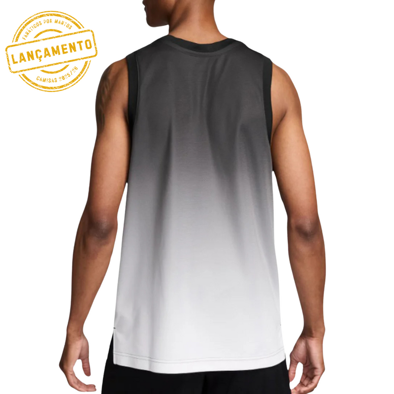 Regata Corinthians Masculina 25/26 - Preto+Branco